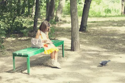 Child Sitting Alone