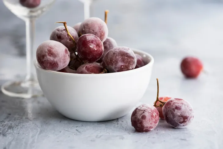 frozen grapes