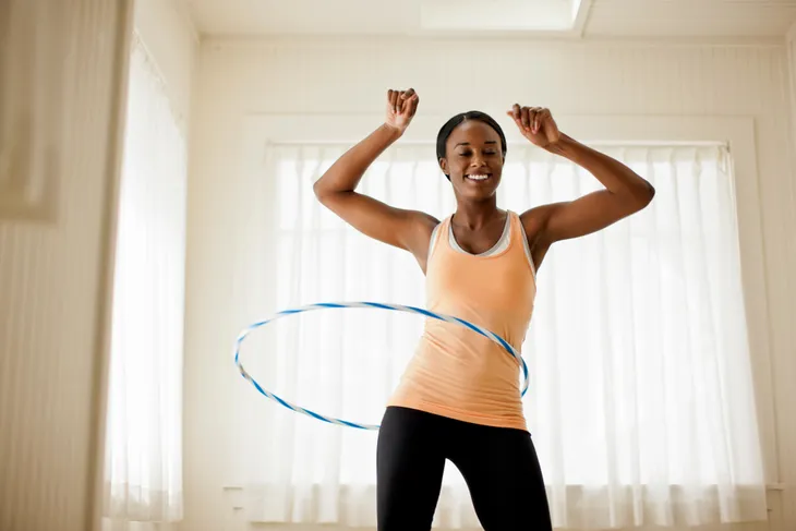 Hula hoop discount for core strength