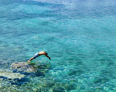 swimming Mediterranean