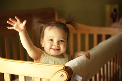 baby in crib