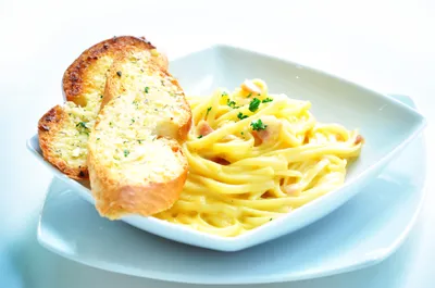 white bread and pasta