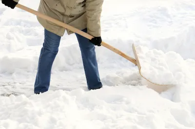 shoveling