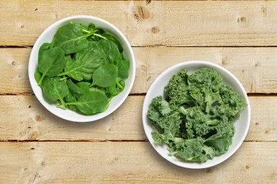 Kale and Spinach