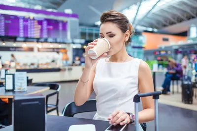 Coffee at Airport