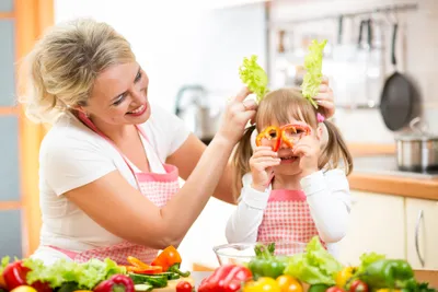 Kids Help in Kitchen