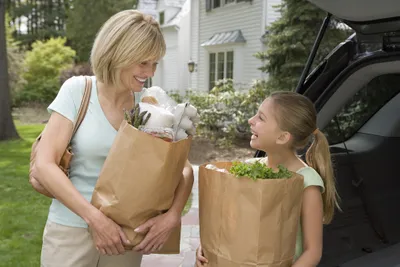 Groceries in the Car