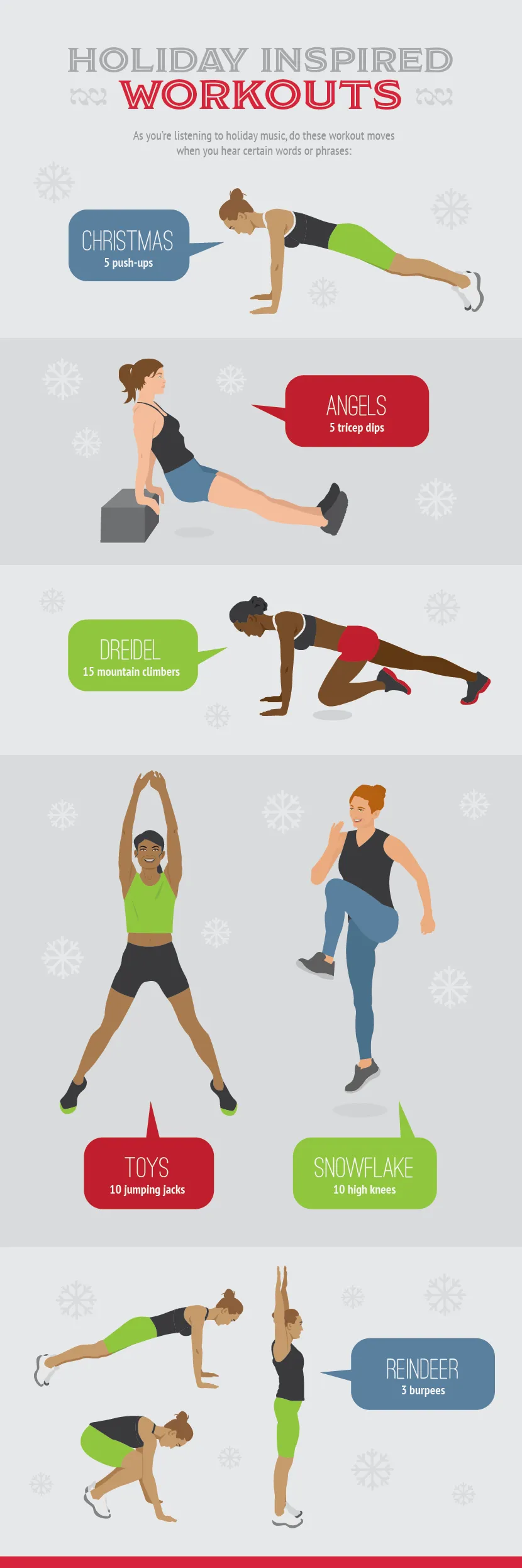 5 Festive Exercises To Try This Christmas