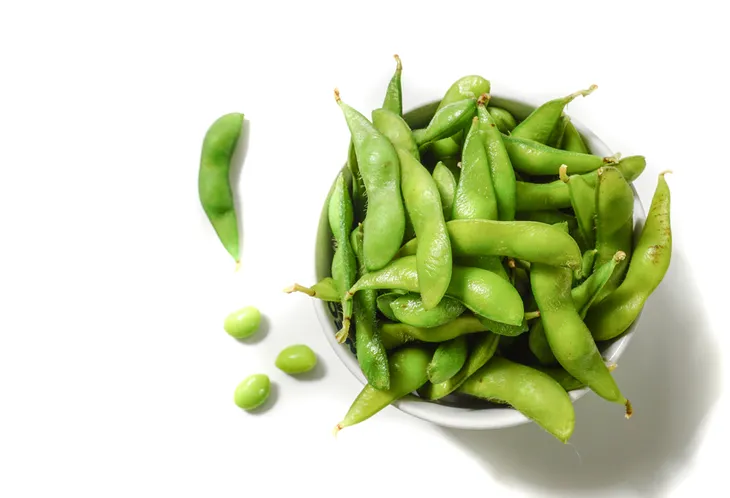 Heart healthy snack: edamame