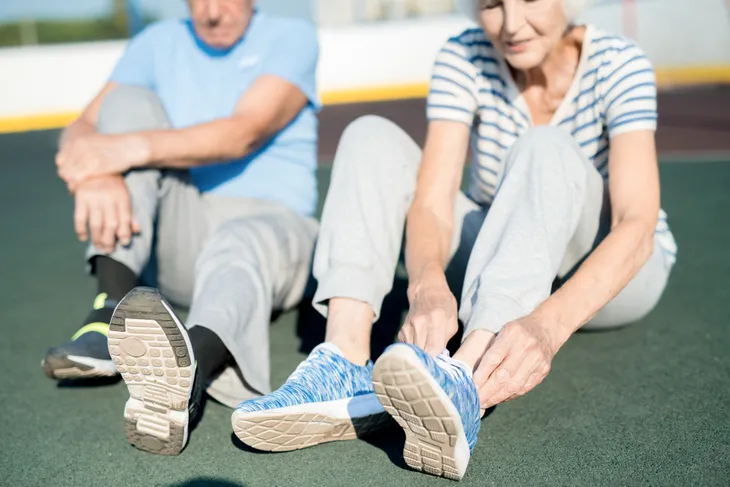 Footwear for elderly sale