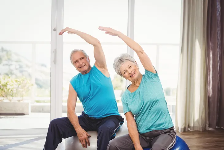 Stretch It Out  Stretching exercises for seniors, Senior fitness