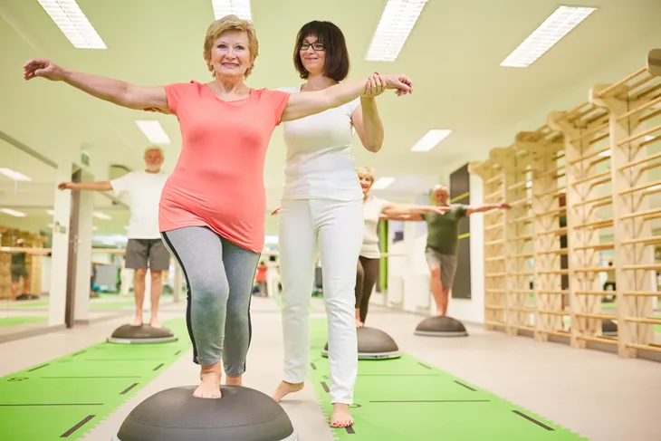 Senior Fitness - Standing Balance Exercises For Seniors And
