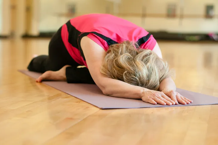 Pigeon Pose for hip pain