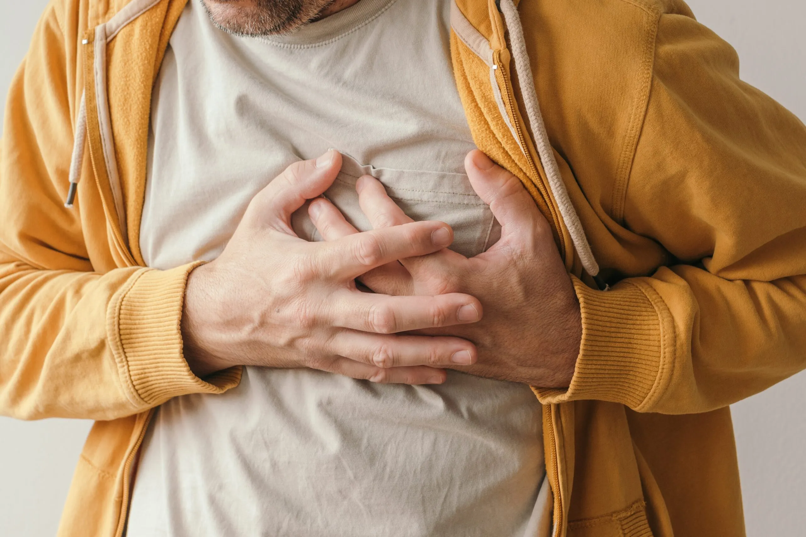 Sinais de ataques cardíacos em homens